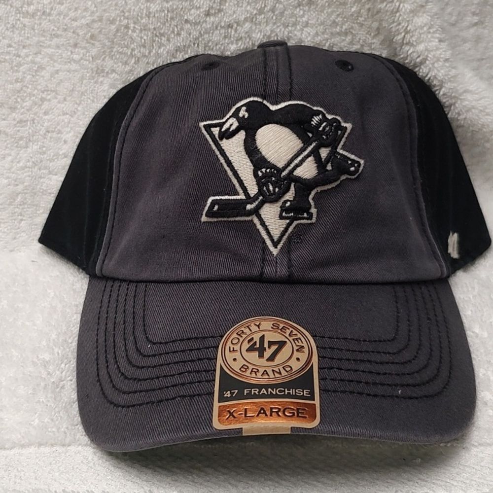 47 Brand Pittsburgh Penguins XL Stretchfit Hat - New